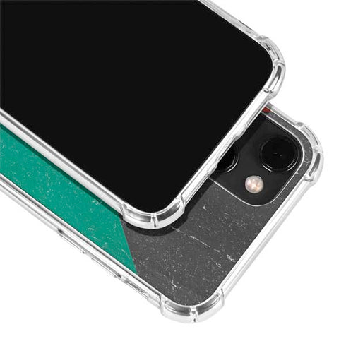 Kuwait Flag Distressed iPhone 13 Clear Case